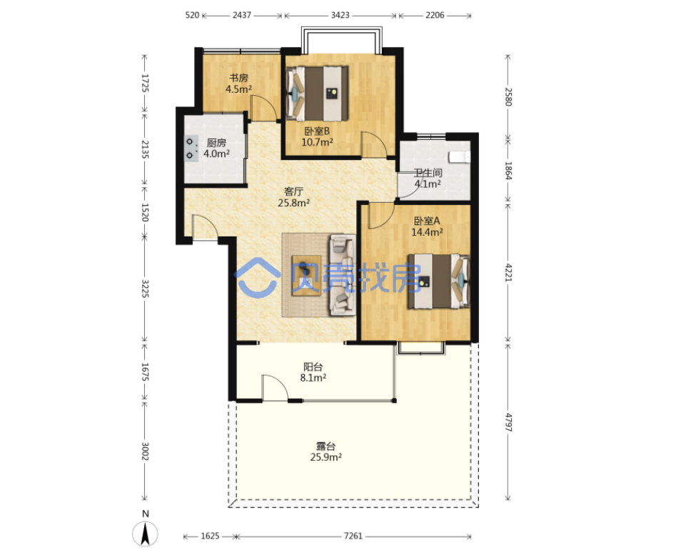 恭喜吳叔42萬拍下四方錦城92平法拍房一套，附贈40平大露臺，撿漏超過五十萬，恭喜恭喜。